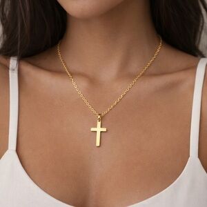 Gold Cross Necklace